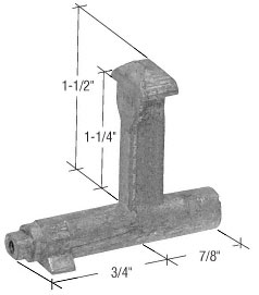 1-1/2" Door Handle Latch Hook