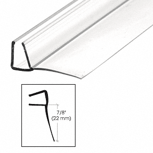 5/16" (8 mm) Polycarbonate 'U' with 90° Vinyl Finseal - PC0890