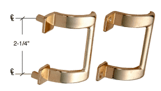 Brass 2-1/4" Shower Door Pull Handle - M6161