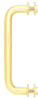 Brass 6" Single-Sided Solid Brass 3/4" Pull Handle with Metal Washers