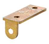 Brass 90 Degree End Mount Header Bracket