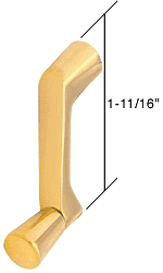 Brass Casement Operator Handle With 11/32" Spline Size - EP21896