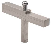 Brushed Nickel Adapter Block Used with Senior Prima Hinges