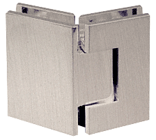 Brushed Nickel Geneva 545 Series 135 Degree Glass-to-Glass Hinge