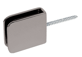 Brushed Pewter Traditional Movable Wall Mounted Transom Glass Clamp