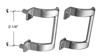 Chrome 2-1/4" Shower Door Pull Handle - M6160