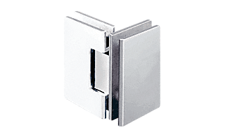 Chrome Geneva 092 Series 90 Degree Glass-To-Glass Hinge - GEN092CH