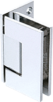 Chrome Geneva 544 Series Wall Mount Offset Back Plate Hinge