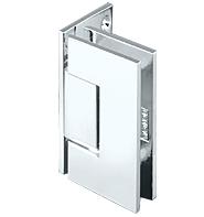 Chrome Junior Geneva 044 Series Wall Mount Offset Back Plate Hinge