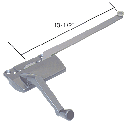 Coppertone Left Hand Casement Window Operator With 13-1/2" Arm