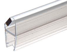 GDI 45 Degree RH Magnetic Profile for Glass-to-Glass fits 3/8" to 1/2" Glass
