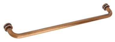 GDI Antique Brass 22" BM Series Tubular Single-Sided Towel Bar