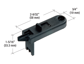 GDI Black Tilt Window Latch for Keller