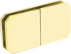 GDI Brass Monaco Series 180 Degree Split Face Glass-to-Glass Clamp