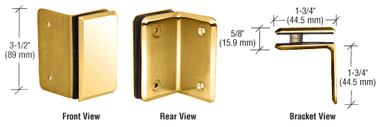 GDI Brass Petite Series Wall Mount Bracket