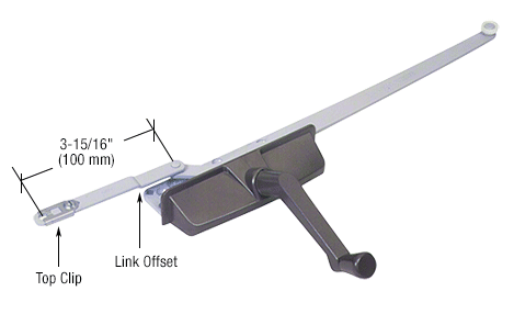 GDI Bronze Left Hand EntryGard® Dual Arm Casement Window Operator