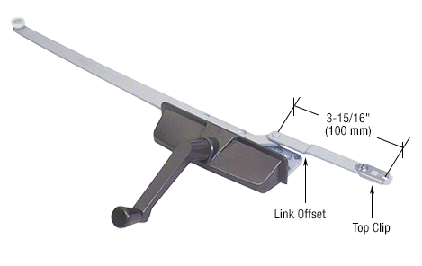 GDI Bronze Right Hand EntryGard® Dual Arm Casement Window Operator