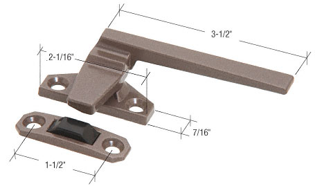GDI Bronze Truth® Right Hand "Trimline" Cam Handle Lock