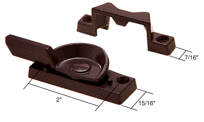 GDI Bronze Window Sash Lock with 2" Screw Holes