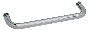 GDI Brushed Nickel 12" BM Series Single-Sided Towel Bar Without Metal Washers