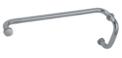 GDI Brushed Nickel 6" Pull Handle and 18" Towel Bar BM Series Combination With Metal Washers