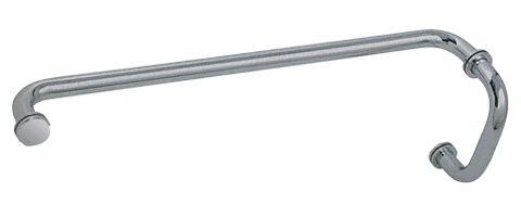 GDI Brushed Nickel 6" Pull Handle and 24" Towel Bar BM Series Combination With Metal Washers