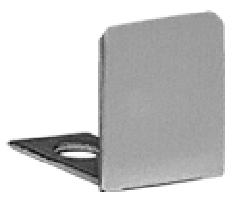 GDI Brushed Nickel End Cap for 3/8" Deep U-Channel