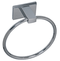 GDI Brushed Nickel Geneva Series 6" Diameter Towel Ring