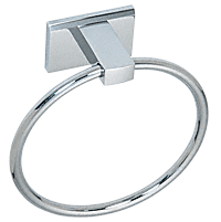 GDI Chrome Geneva Series 6" Diameter Towel Ring