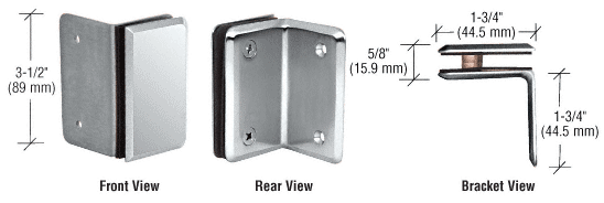 GDI Chrome Petite Series Wall Mount Bracket