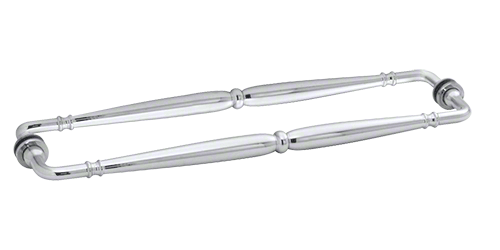 GDI Chrome Victorian Style 18" Back-to-Back Towel Bar