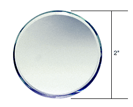 GDI Clear Mirror Round Shape Glass Mirror Baguettes