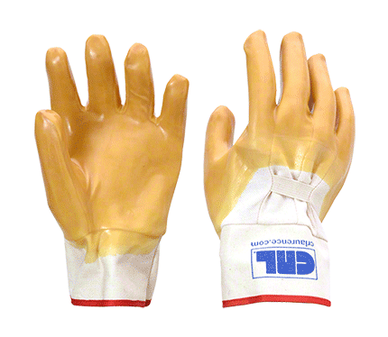 GDI Gauntlet Cuff Smooth Natural Rubber Palm Gloves