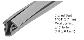 GDI Glazing Vinyl 17/64" - 1000' Roll