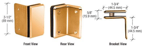 GDI Gold Plated Petite Series Wall Mount Bracket