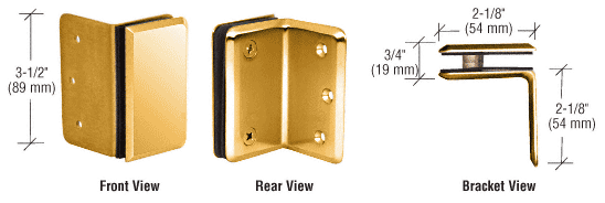 GDI Gold Plated Pinnacle and Prima Series Wall Mount Bracket