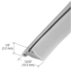 GDI Gray Glazing Spline - 1000' Roll
