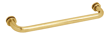 GDI Polished Brass 12" BM Series Tubular Single-Sided Towel Bar