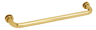 GDI Polished Brass 20" BM Series Tubular Single-Sided Towel Bar