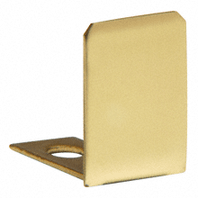 GDI Polished Brass End Cap for 1/2" Deep U-Channel