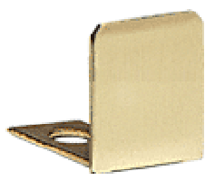 GDI Polished Brass End Cap for 3/8" Deep U-Channel