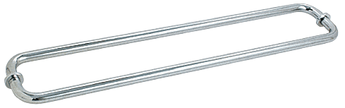 GDI Polished Chrome 30" BM Series Back-to-Back Tubular Towel Bars With Metal Washers