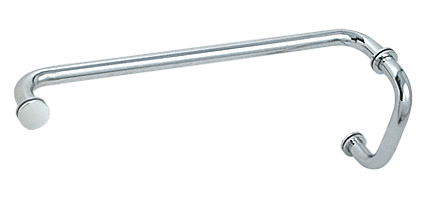 GDI Polished Chrome 6" Pull Handle and 18" Towel Bar BM Series Combination With Metal Washers