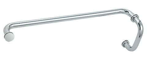 GDI Polished Chrome 6" Pull Handle and 24" Towel Bar BM Series Combination With Metal Washers