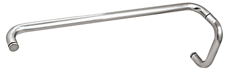 GDI Polished Chrome 6" Pull Handle and 24" Towel Bar BM Series Combination Without Metal Washers
