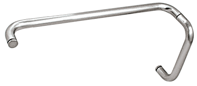 GDI Polished Chrome 8" Pull Handle and 18" Towel Bar BM Series Combination Without Metal Washers