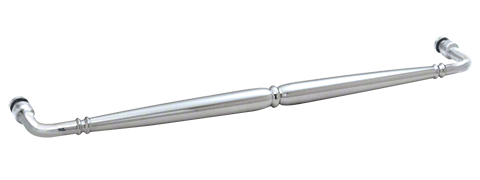 GDI Polished Chrome Victorian Style 18" Single-Sided Towel Bar