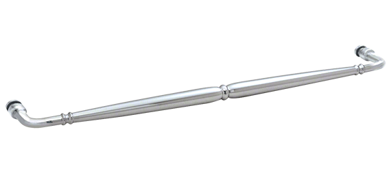 GDI Polished Chrome Victorian Style 24" Single-Sided Towel Bar