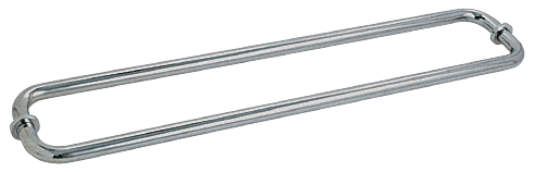 GDI Polished Nickel 30" BM Series Back-to-Back Tubular Towel Bars With Metal Washers