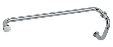 GDI Polished Nickel 6" Pull Handle and 24" Towel Bar BM Series Combination With Metal Washers